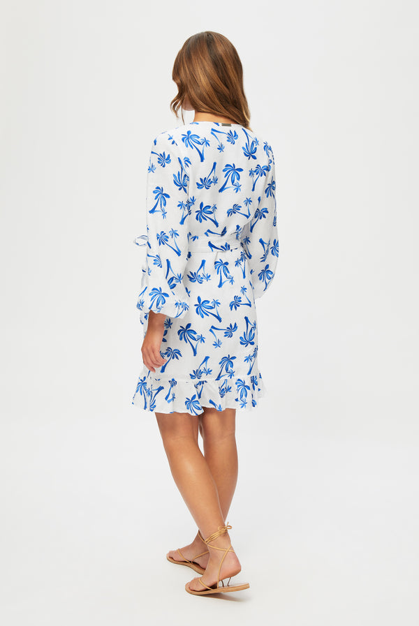 Heidi Klein Palm Beach Mini Wrap Dress