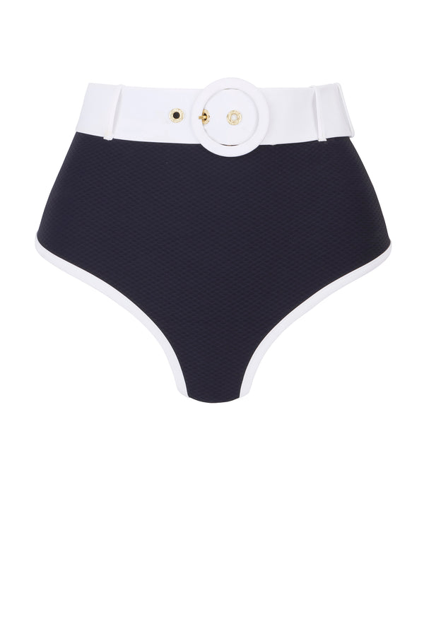 Heidi Klein Pampelonne Belted High-Waist Bottom