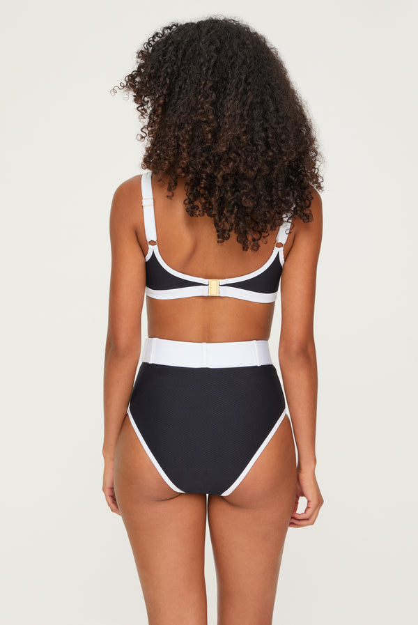Heidi Klein Pampelonne Belted Plunge Bikini
