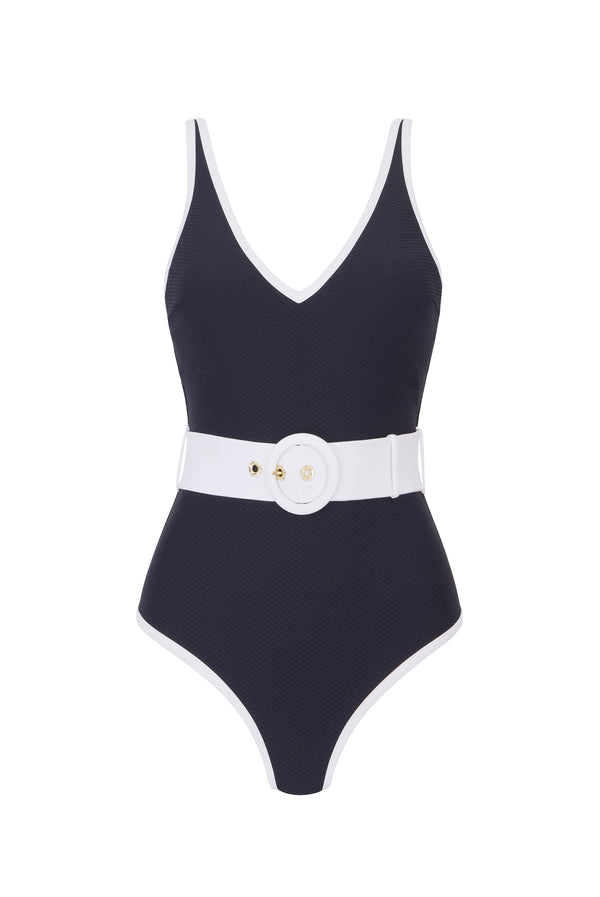 Heidi Klein Pampelonne Belted Swimsuit