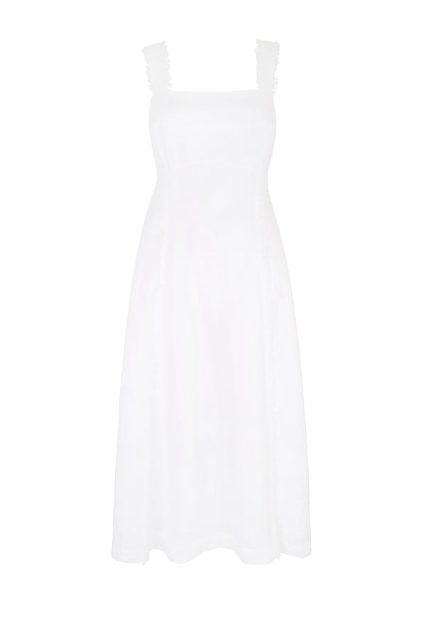 Heidi Klein Pampelonne Square Neck Midi Dress