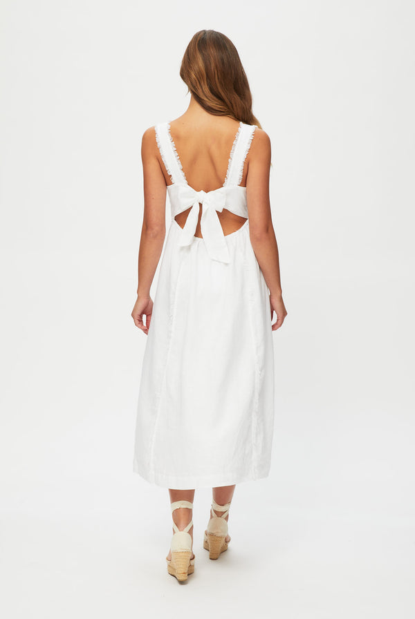 Heidi Klein Pampelonne Square Neck Midi Dress