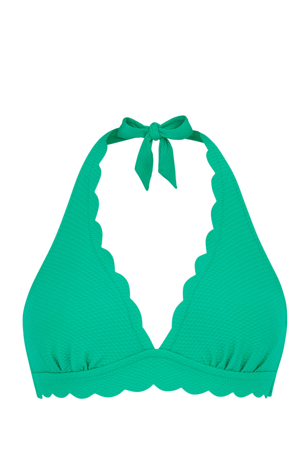 Heidi Klein Pradet Scallop Halterneck Top