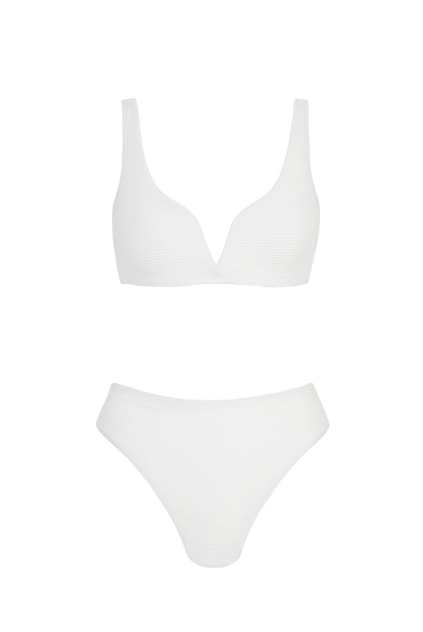 Heidi Klein Rhode Island V-Cut High Leg Bikini