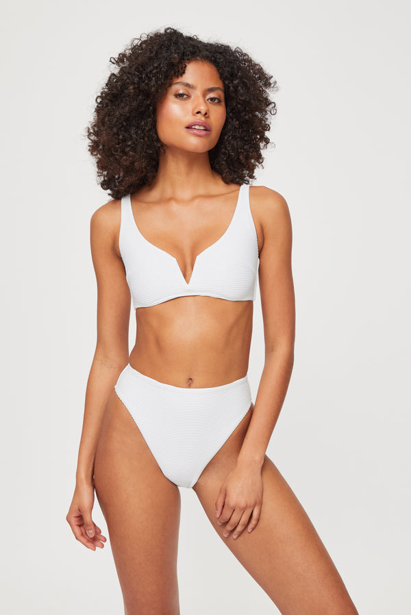 Heidi Klein Rhode Island V-Cut High Leg Bikini
