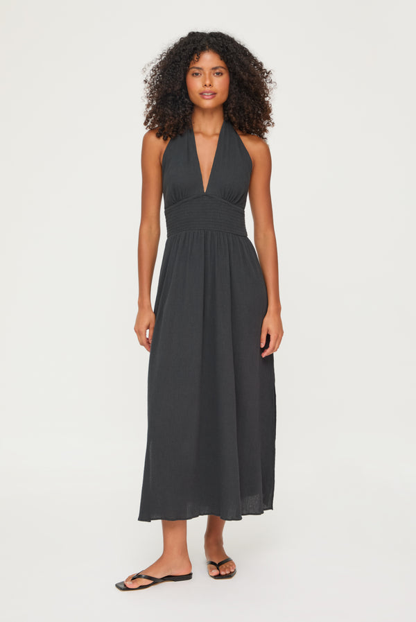 Heidi Klein Salis Maxi Halterneck Dress