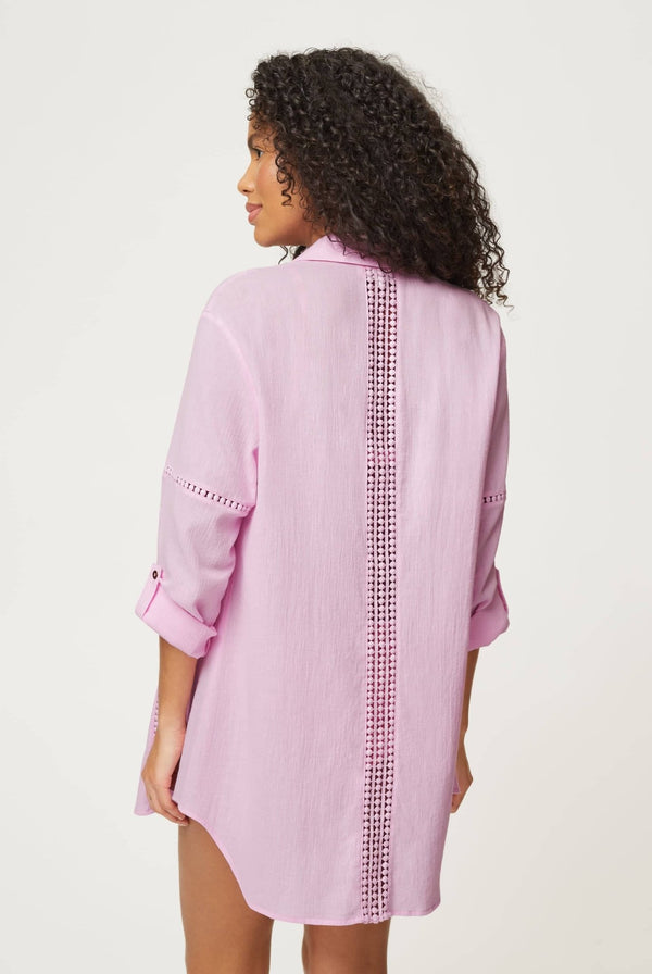 Heidi Klein Sicily Lace Beach Shirt