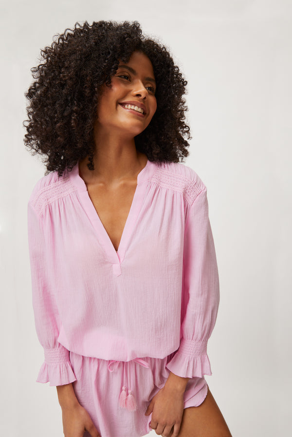 Heidi Klein Sicily Smocked Kaftan