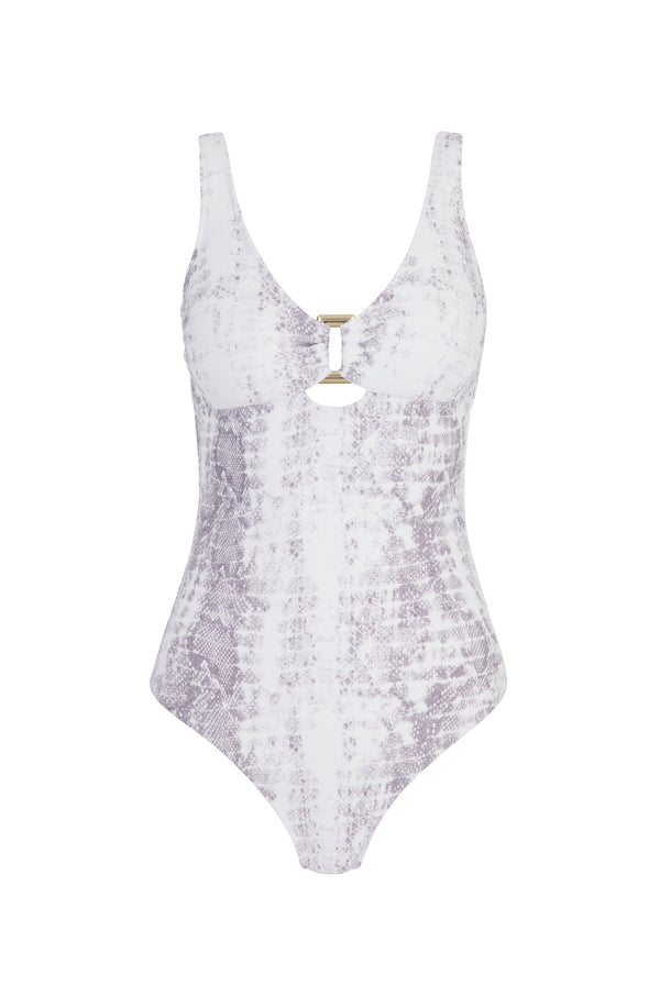 Heidi Klein Snake Rectangle Swimsuit Swimsuit