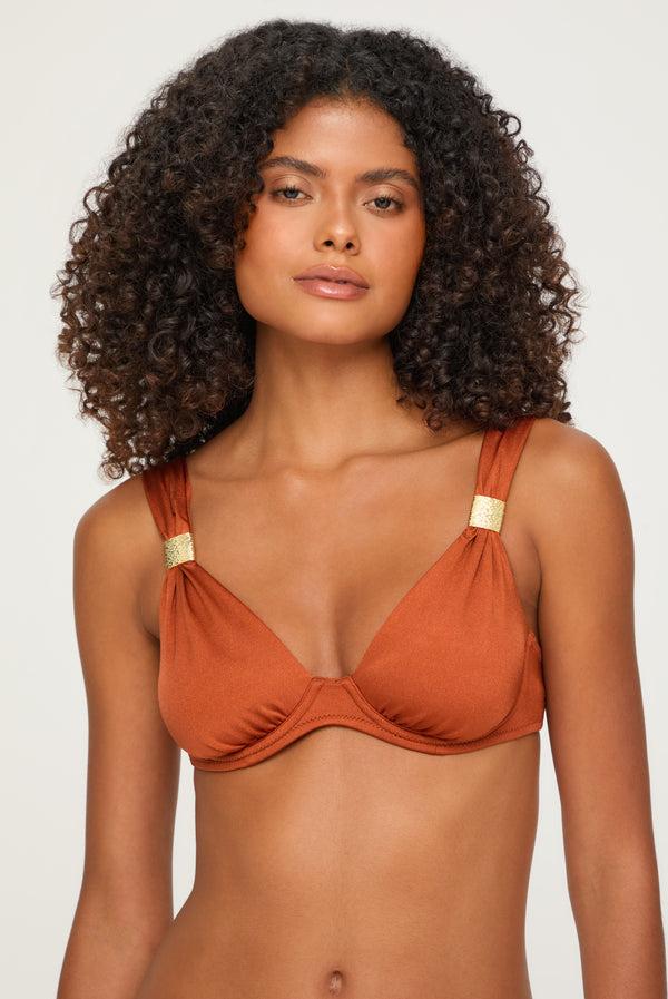 heidi klein Uzes Slider Plunge Top