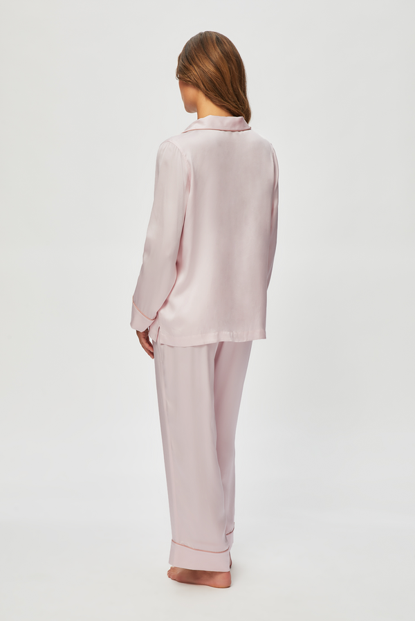 Heidi Klein Venice Long Sleeve Silk Pyjama Set