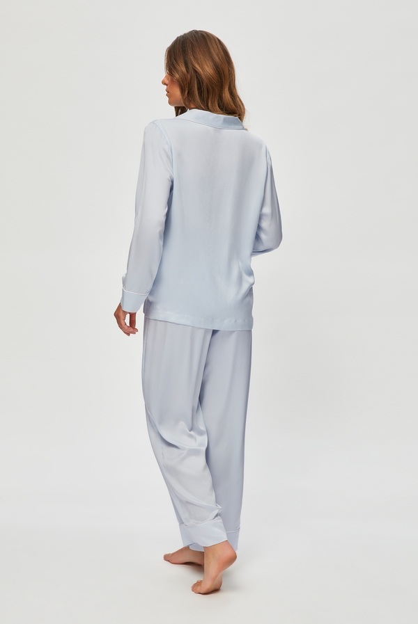 Heidi Klein Venice Long Sleeve Silk Pyjama Set