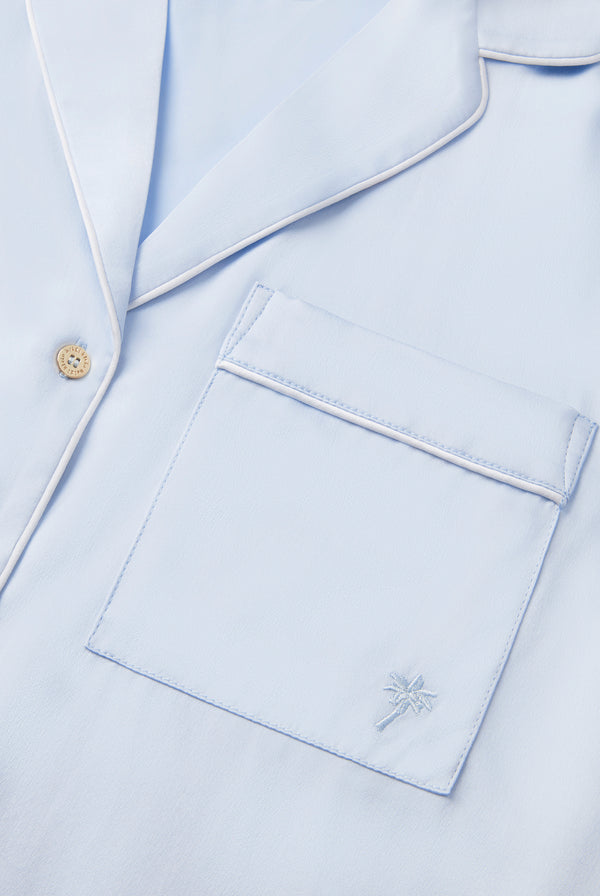 Heidi Klein Venice Long Sleeve Silk Pyjama Set