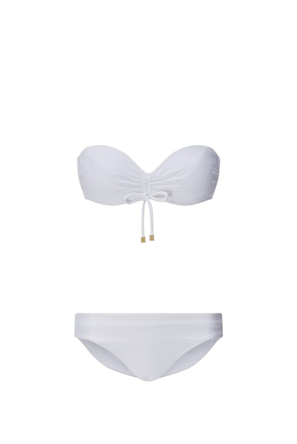 Heidi Klein White Bandeau Bikini BIKINI