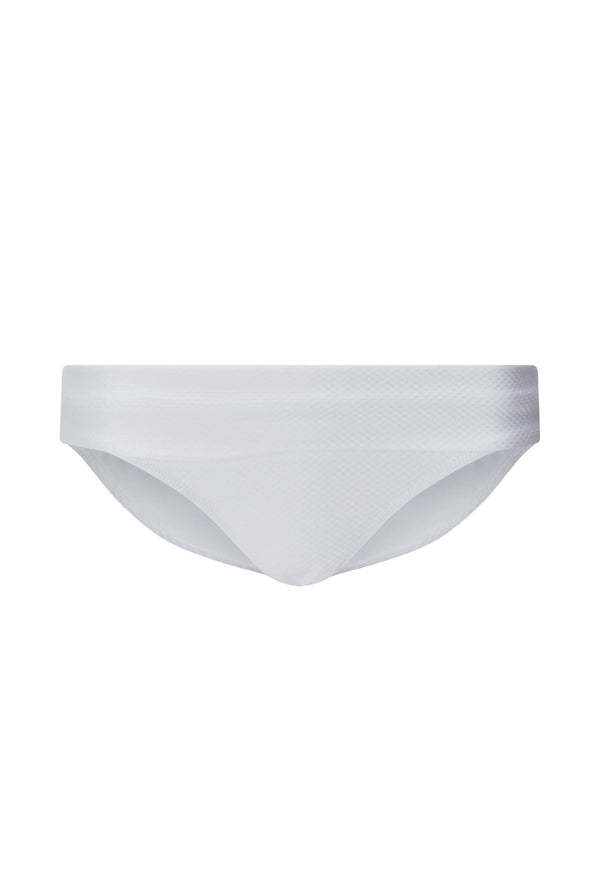 Heidi Klein White Fold Over Bottom BIKINI BOTTOM