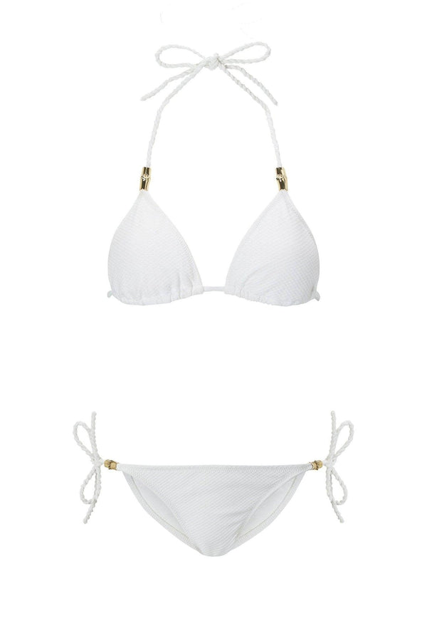 Heidi Klein White Triangle Bikini BIKINI