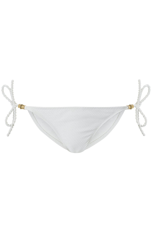 Heidi Klein White Triangle Bottom BIKINI BOTTOM