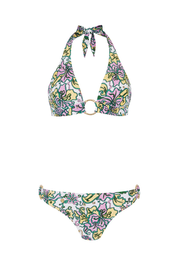 Heidi Klein Kings Road Halterneck Bikini - Made With Liberty Fabric