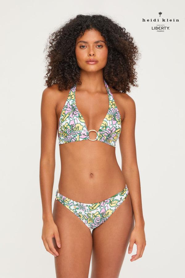 heidi klein Kings Road Halterneck Bikini - Made With Liberty Fabric