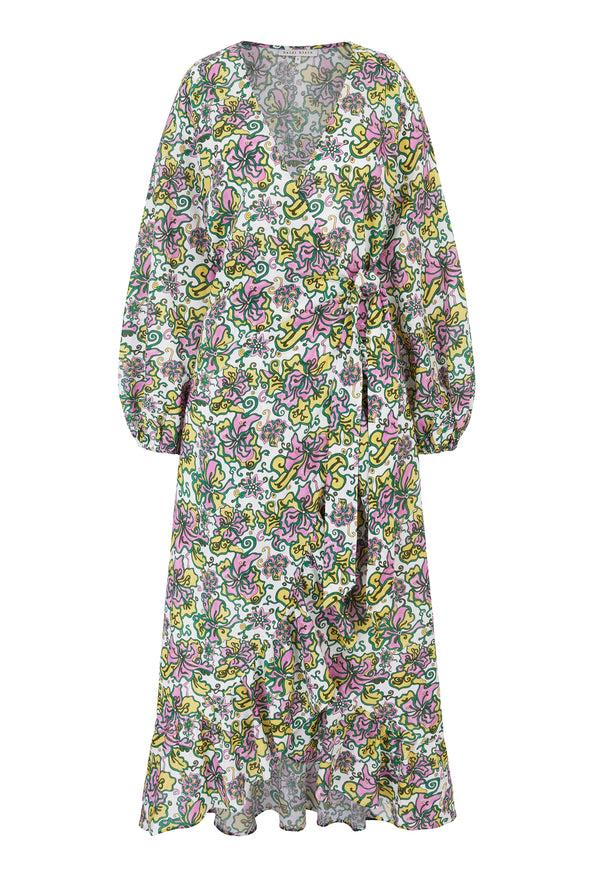 Heidi Klein Kings Road Midi Wrap Dress - Made With Liberty Fabric