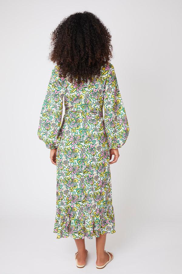 Heidi Klein Kings Road Midi Wrap Dress - Made With Liberty Fabric