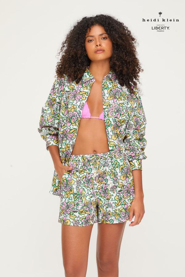 Heidi Klein Kings Road Shirt & Shorts Set - Made With Liberty Fabric