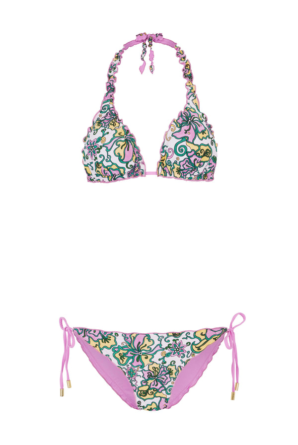 Heidi Klein Kings Road Triangle Bikini - Made With Liberty Fabric