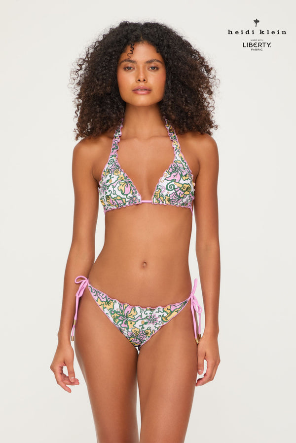 heidi klein Kings Road Triangle Bikini - Made With Liberty Fabric