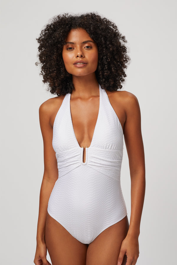 Heidi Klein Milos U-Bar Halterneck Swimsuit Swimsuit