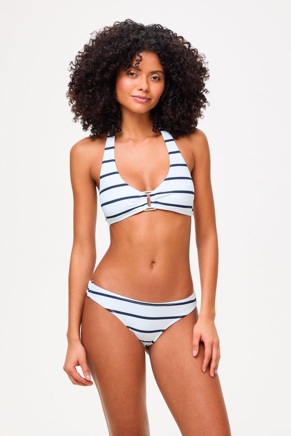 Heidi Klein Nautical Stripe Rectangle Halterneck Bikini BIKINI