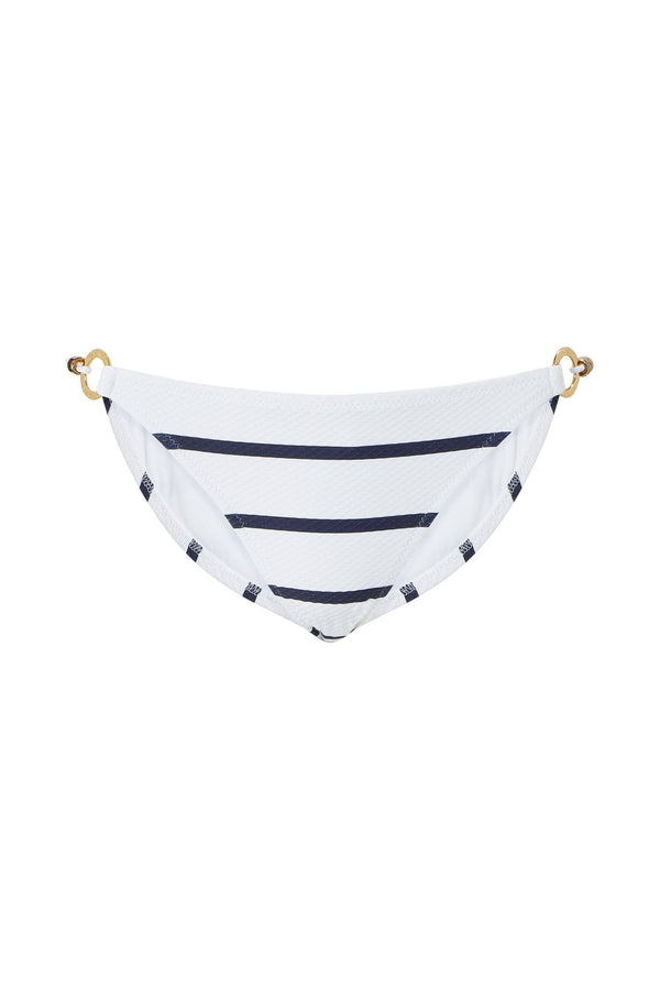 Heidi Klein Nautical Stripe Ring Triangle Bottom BIKINI BOTTOM