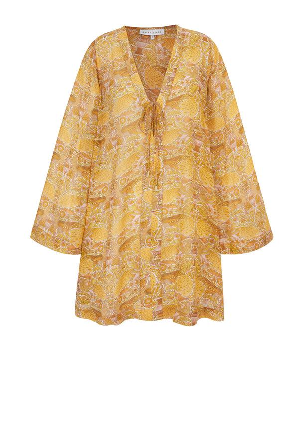 Heidi Klein Oscars Palace Mini Beach Kaftan - Made With Liberty Fabric