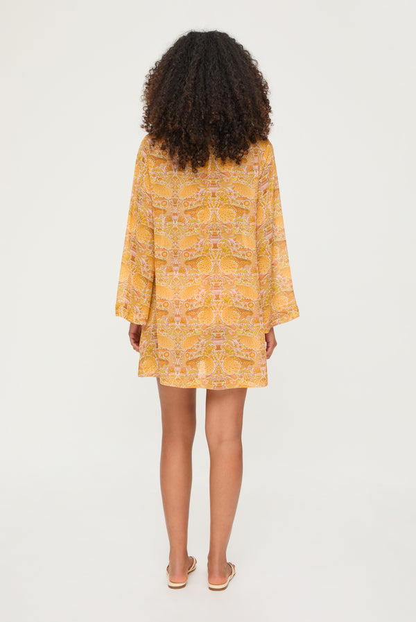 Heidi Klein Oscars Palace Mini Beach Kaftan - Made With Liberty Fabric