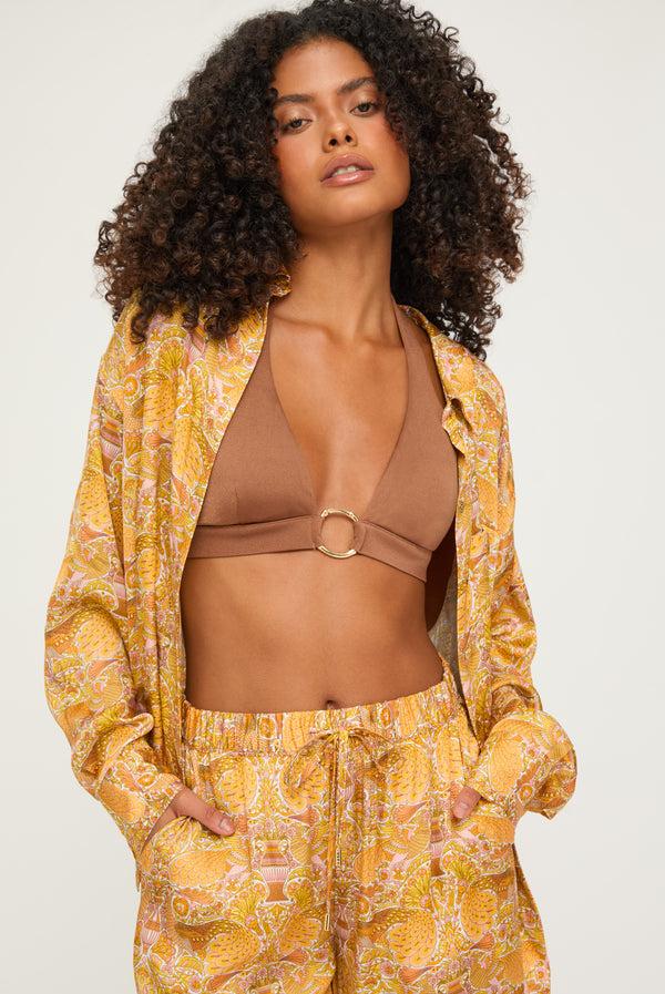 Heidi Klein Oscars Palace Shirt & Trouser Set - Made With Liberty Fabric