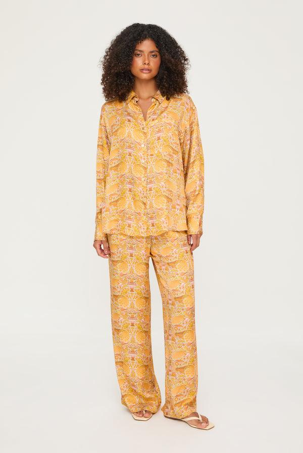 Heidi Klein Oscars Palace Shirt & Trouser Set - Made With Liberty Fabric