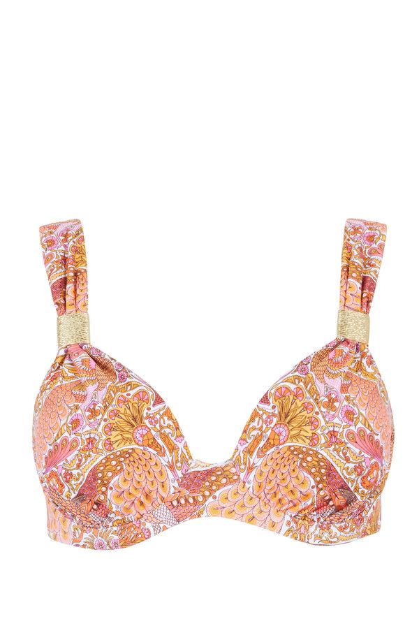 Heidi Klein Oscars Palace Slider Plunge Top - Made With Liberty Fabric