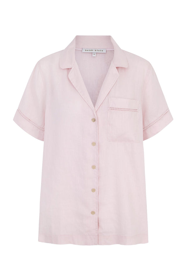 Heidi Klein Paignton Sands Short Sleeve Shirt And Shorts Set