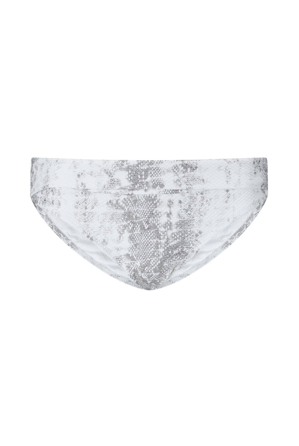 Heidi Klein Snake Print Fold Over Bottom BIKINI BOTTOM