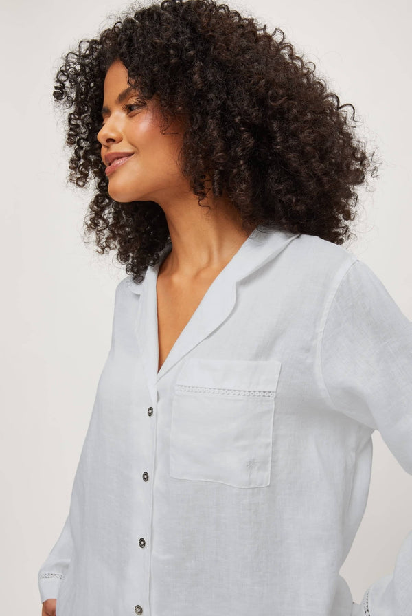 Heidi Klein South Sands Long Sleeve Shirt And Trousers Set