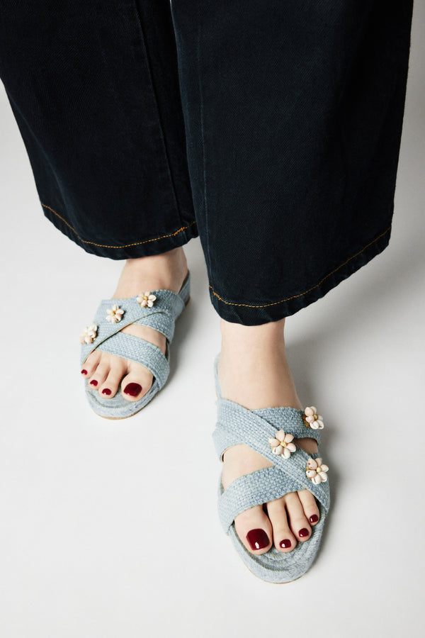 Heimat Atlantica Baby Blue Shella Espadrilles SHOES