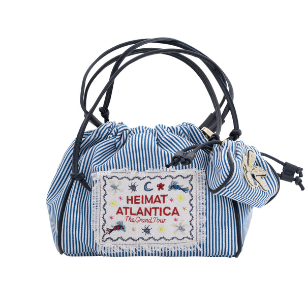 Heimat Atlantica BURGUNDY ORCHID MINI POUCH BLUE ACC