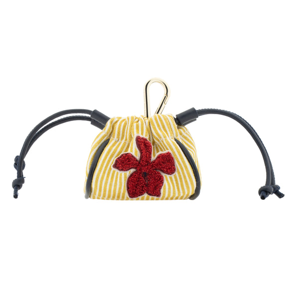 heimat atlantica Burgundy Orchid Mini Pouch Camel ACC