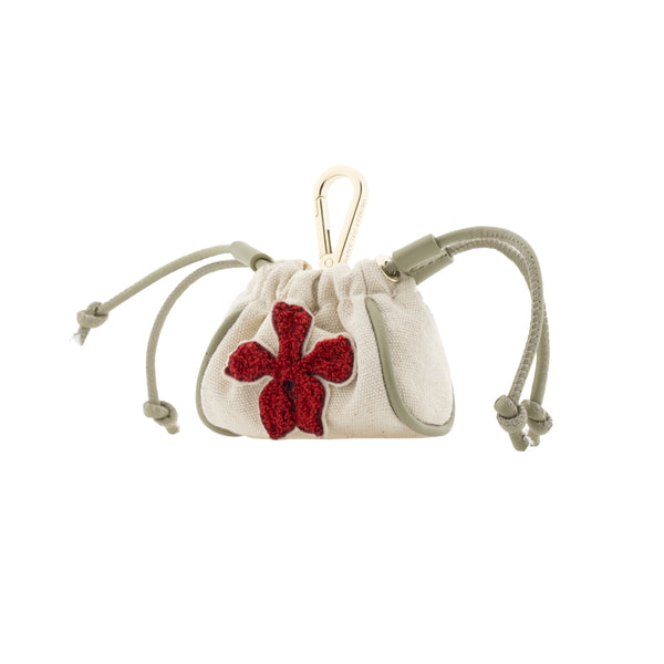 Heimat Atlantica Burgundy Orchid Mini Pouch Ivory ACC