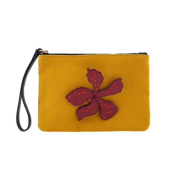 heimat atlantica Burgundy Orchid Wallet Mustard L SMALL LEATHER GOODS