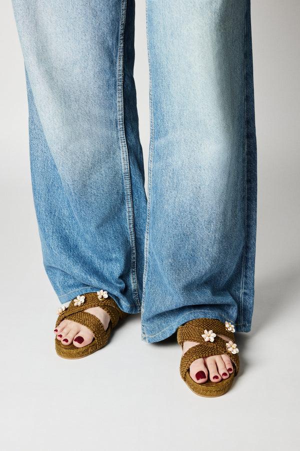 Heimat Atlantica Khaki Shella Espadrilles SHOES