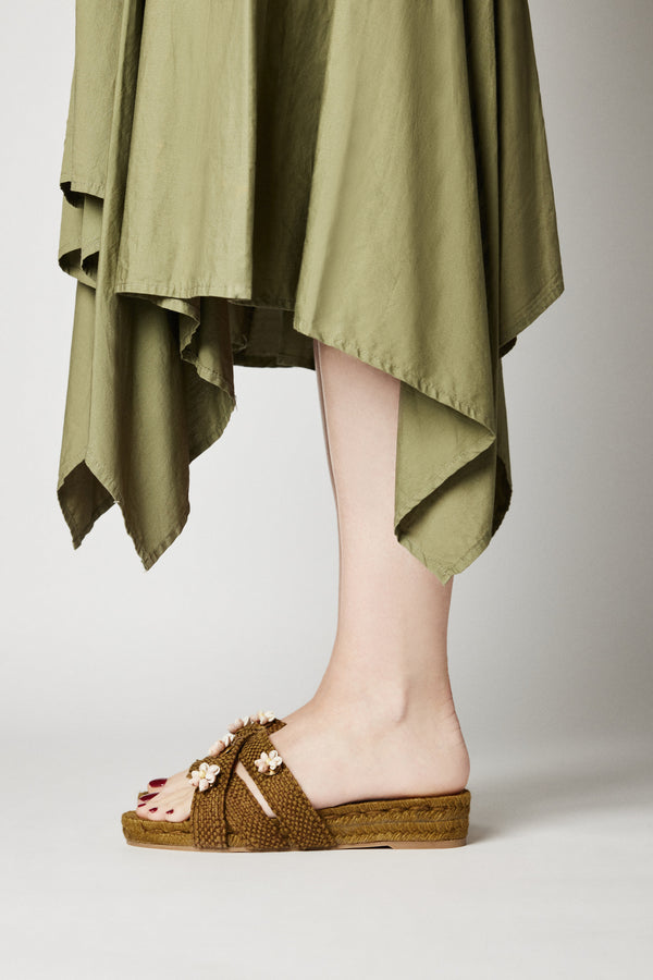 Heimat Atlantica Khaki Shella Espadrilles SHOES