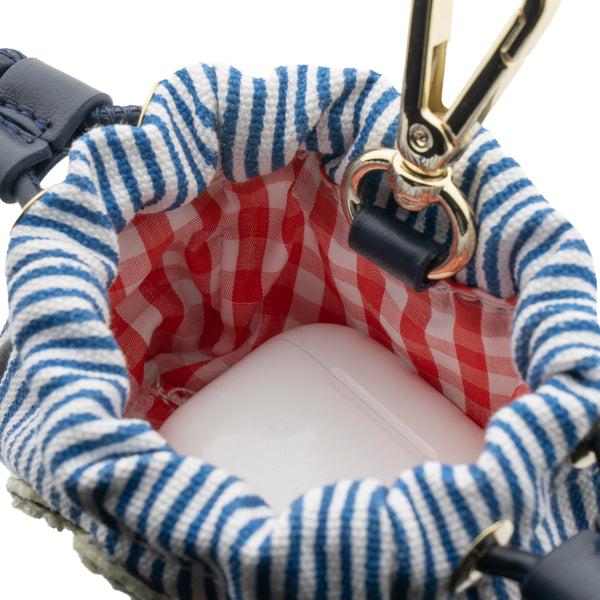 Heimat Atlantica White Orchid Mini Pouch Blue ACC