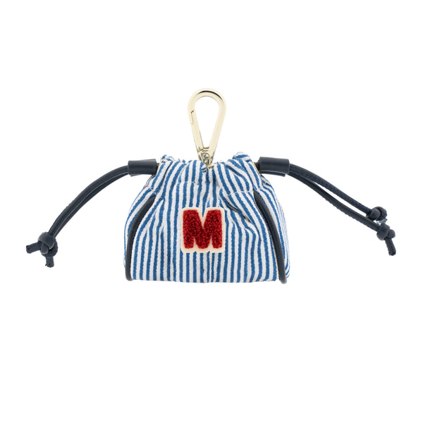 heimat atlantica YOUR INITIAL MINI POUCH BLUE ACC heimat atlantica YOUR INITIAL MINI POUCH BLUE ACC