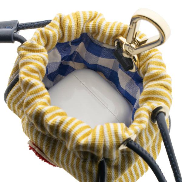 Heimat Atlantica Your Initial Mini Pouch Camel ACC