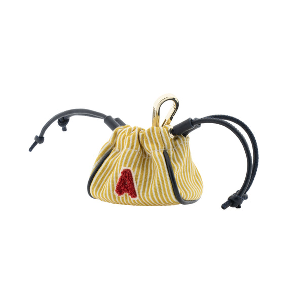 Heimat Atlantica Your Initial Mini Pouch Camel ACC